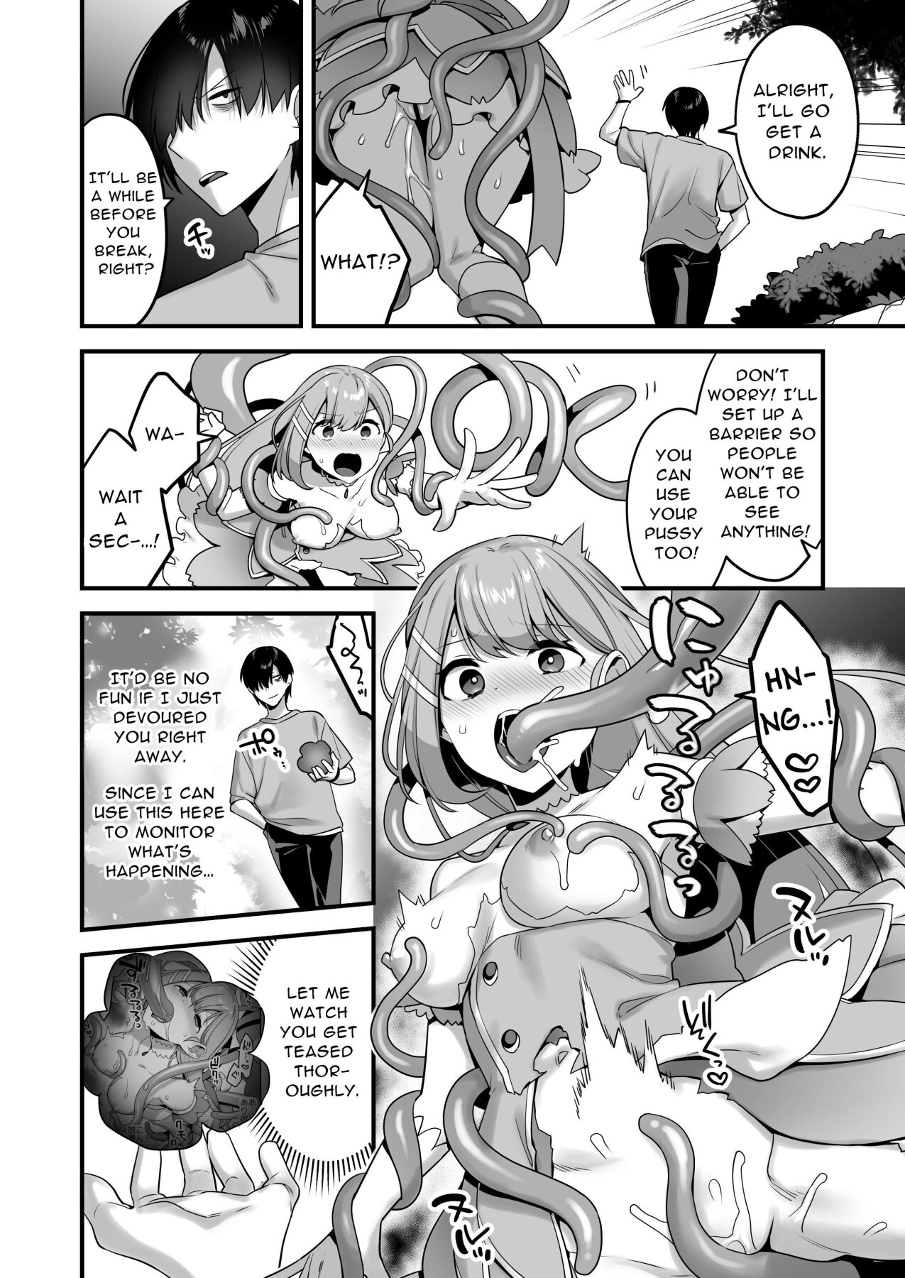 Hentai Manga Comic-Since I became a pawn of evil... I'll disgrace the magical girl-Read-21